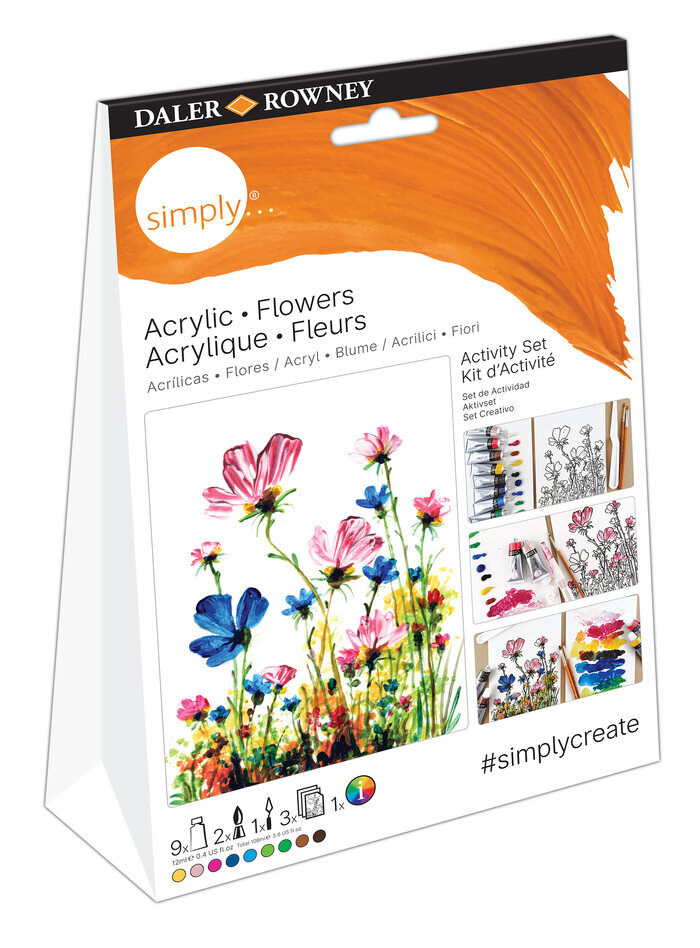 SET ACRILICA EN TUBO DALER ROWNEY SIMPLY ACTIVITY 15 PIEZAS