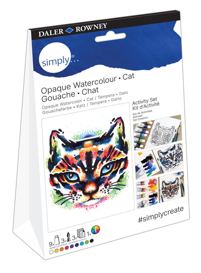 SET GOUACHE EN TUBO DALER ROWNEY SIMPLY ACTIVITY 15 PIEZAS