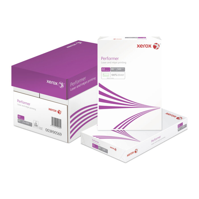 PAPEL A3 80GR XEROX PERFORMER 500H PAQUETE