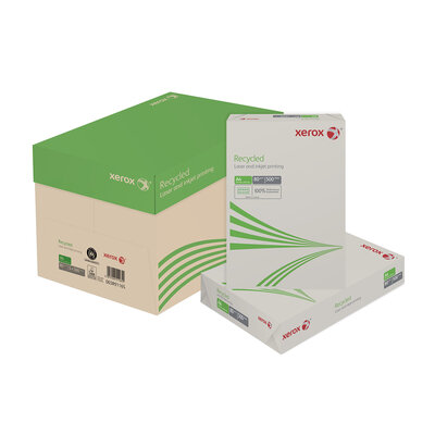 PAPEL A4 80GR XEROX RECYCLED (VERDE) 500H PAQUETE