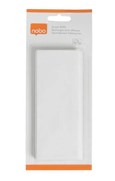 RECAMBIO BORRADOR PIZARRA BLANCA ECONOMICO NOBO 10H PACK