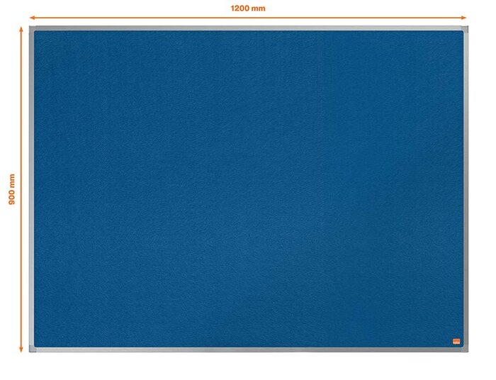 TABLERO FIELTRO AZUL 1200X900MM NOBO ESSENCE