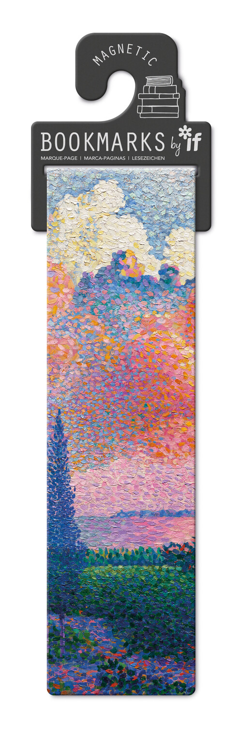 MARCAPAGINAS MAGNETICO NUBE ROSA