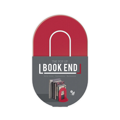SUJETALIBROS POP UP ROJO