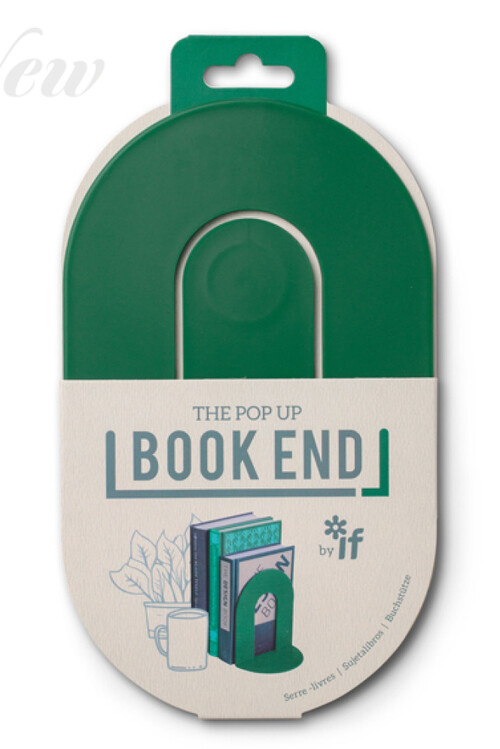 SUJETALIBROS POP UP VERDE BOSQUE