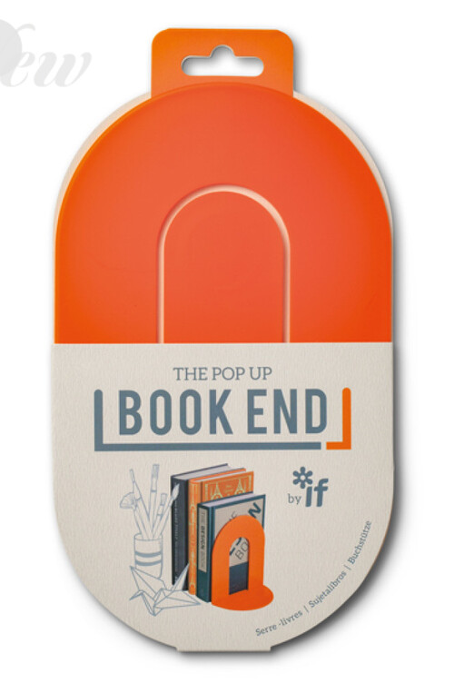 SUJETALIBROS POP UP NARANJA