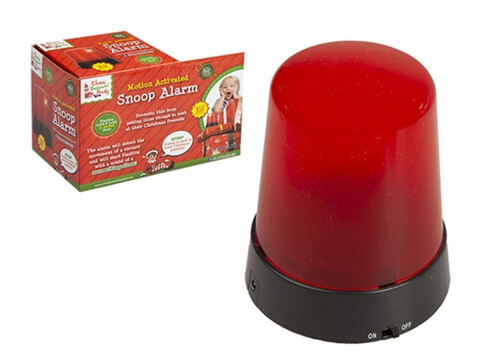ALARMA ELFO TRAVIESO C/SENSOR DE MOVIMIENTO, LUZ Y SIRENA