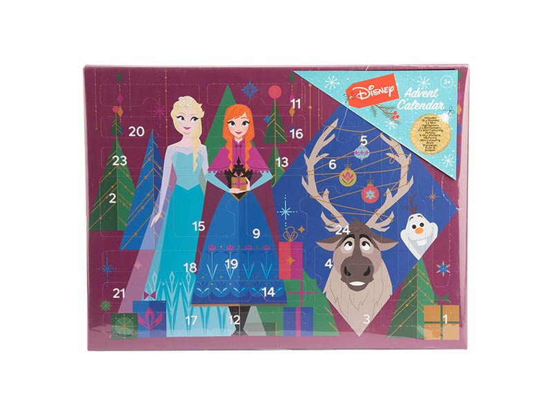 CALENDARIO DE ADVIENTO FROZEN CON 24 SORPRESAS