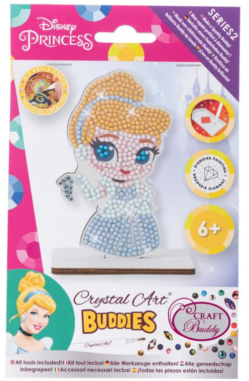 KIT CREATIVO CENICIENTA CRYSTAL ART BUDDIES