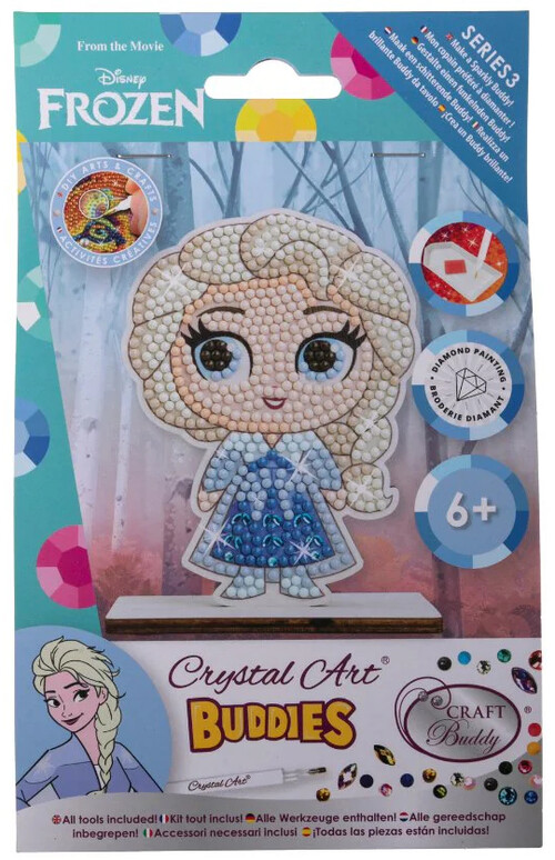 KIT CREATIVO ELSA FROZEN CRYSTAL ART BUDDIES