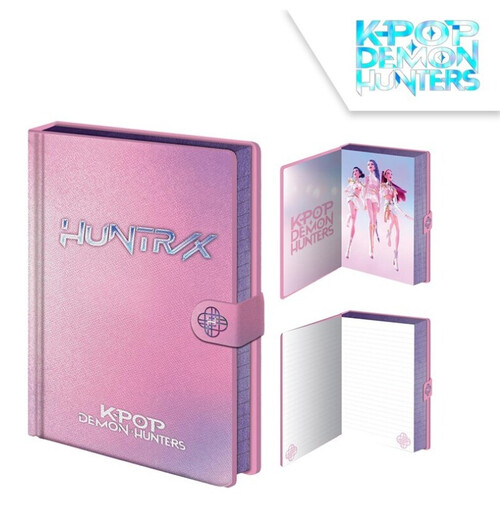 CUADERNO A5 C/ CIERRE A5 K-POP DEMON HUNTERS