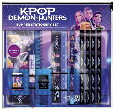 SET PAPELERIA DELUXE K-POP DEMON HUNTERS