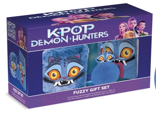 SET REGALO PELUCHE GATO DERPY K-POP (CUADERNO+TAZA+LLAVERO)