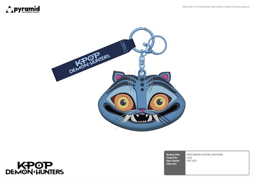 LLAVERO MONEDERO SILICONA GATO DERPY K-POP DEMON HUNTERS