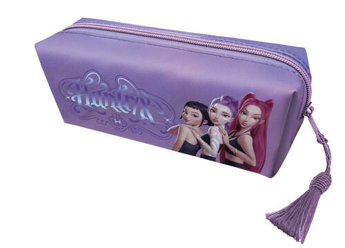 PORTATODO RECTANGULAR CON BORLA K-POP DEMON HUNTERS