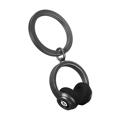 LLAVERO METALICO AURICULARES NEGRO METALMORPHOSE
