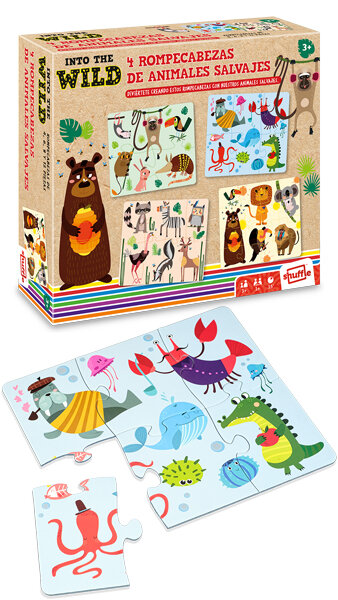 JUEGO DE MESA BINGO INTO THE WILD 2-4 JUGADORES