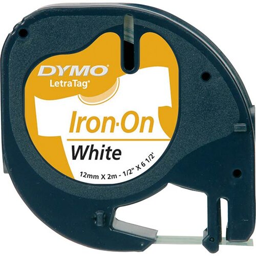 CINTA DYMO MARCAR ROPA 12X2 NEGRO/BLANCO