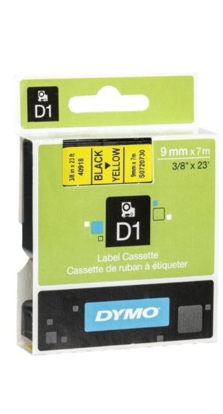 CINTA DYMO METAL LETRATAG 12X4 NEGRO/PLATA