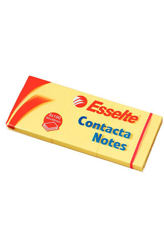 TACO NOTAS QUITA Y PON 50X40 AMARILLO 3U PACK-CAJA 12U