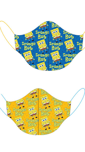 MASCARILLA LAVABLE INFANTIL BOB ESPONJA