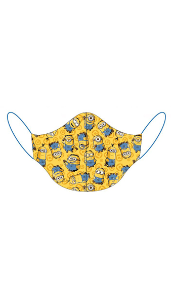 MASCARILLA LAVABLE INFANTIL AMARILLA MINIONS