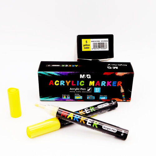 ROTU PINTURA ACRILICA AMARILLO 5 S400 - CAJA 6