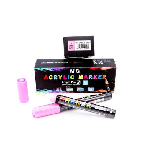 ROTU PINTURA ACRILICA ROSA 8 S210 - CAJA 6