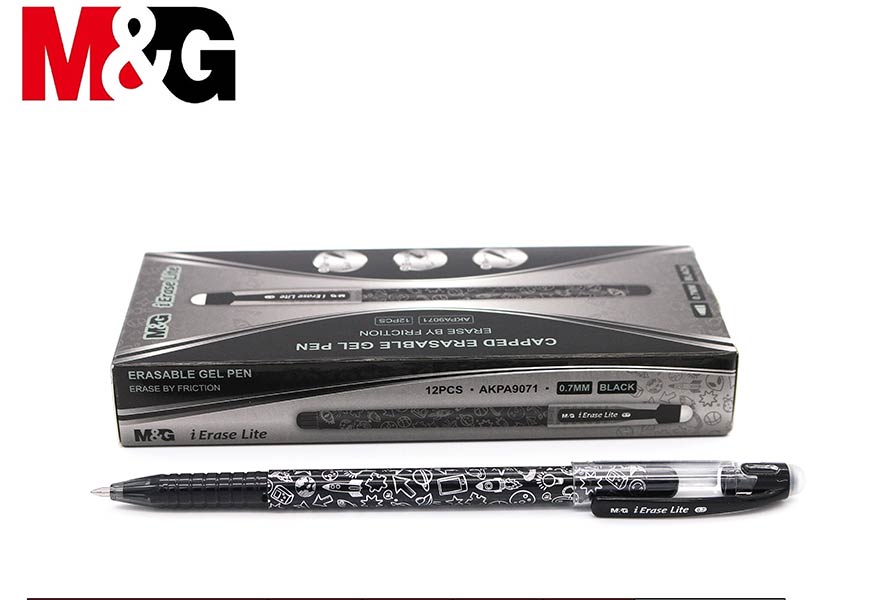 BOLI GEL BORRABLE NEGRO 05MM - CAJA 12