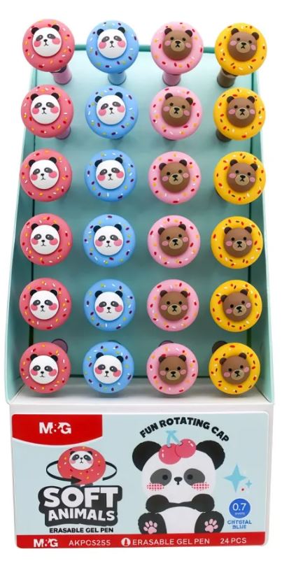 BOLI BORRABLE 07MM AZUL PANDA DONUTS - EXP. 24U
