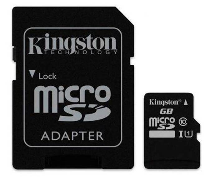 TARJETA DE MEMORIA 64GB KINGSTON MICRO SD CON ADAPTADOR