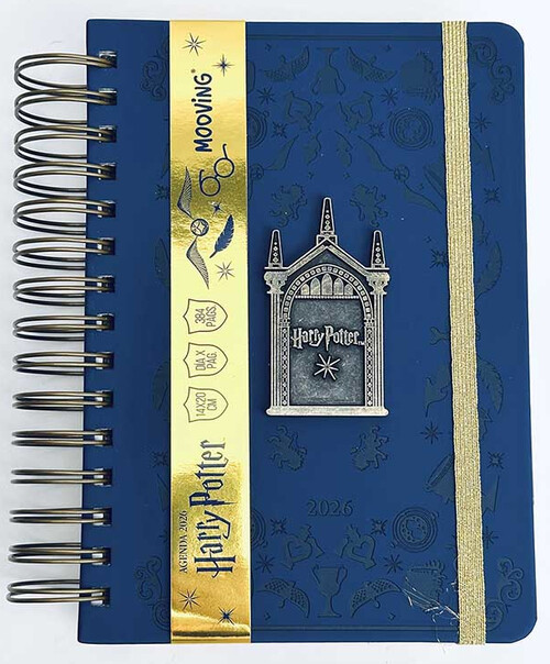 AGENDA A�O 2026 ESPIRAL 14X20CM DP HARRY POTTER