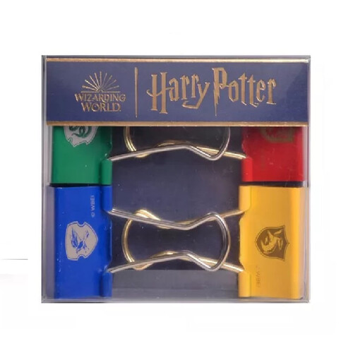 PINZA ABATIBLE 32 MM 4U CAJA HARRY POTTER