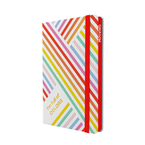 CUADERNO NOTAS A5 96H RAINBOW TAPA DURA - EXP. 12U