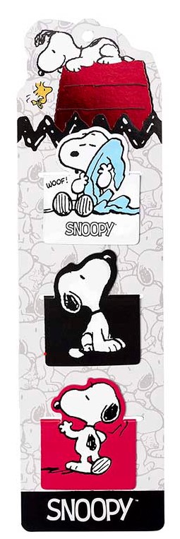 MARCAPAGINAS IMAN SNOOPY 3 MODELOS SURTIDOS