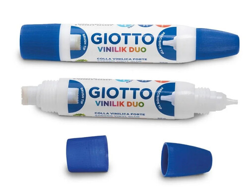 PEGAMENTO COLA BLANCA DOBLE PUNTA 35G GIOTTO VINILIK DUO