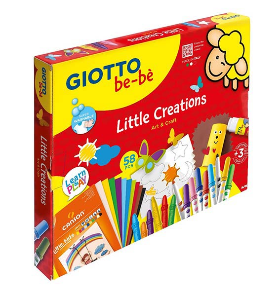 JUEGO MANUALIDADES LITTLE CREATIONS GIOTTO BE-BE