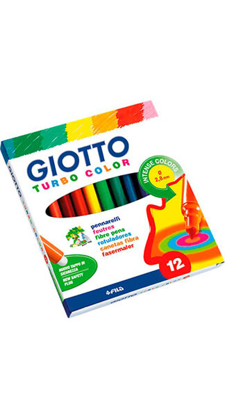 ROTU 12 COLORES GIOTTO TURBO COLOR SURTIDO