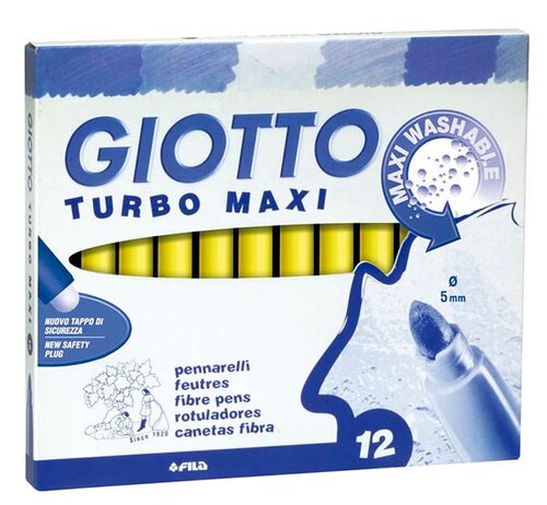 ROTU GIOTTO TURBO MAXI AMARILLO-CAJA 12U