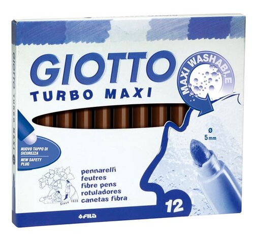 ROTU GIOTTO TURBO MAXI MARRON-CAJA 12U