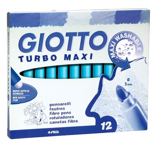 ROTU GIOTTO TURBO MAXI AZUL CELESTE-CAJA 12U