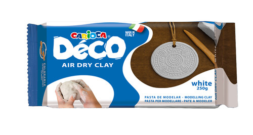 PASTA MODELAR BARRA 250GR BLANCA (AIR DRY CARIOCA)