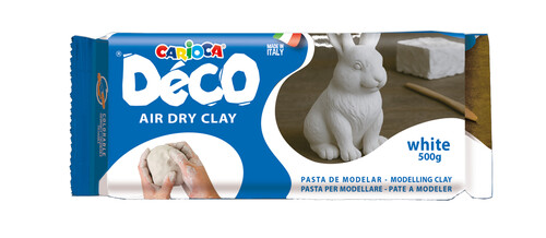 PASTA MODELAR 500GR BLANCA (AIR DRY CLAY CARIOCA)