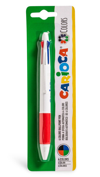 BLISTER BOLI 4 COLORES CARIOCA-CAJA 24