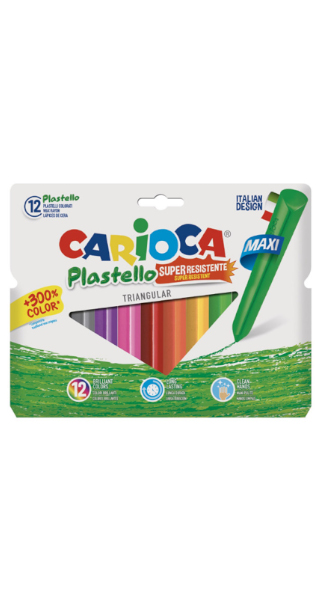 ROTU 8 COLORES NEON FLUORESCENTES CARIOCA LAVABLES