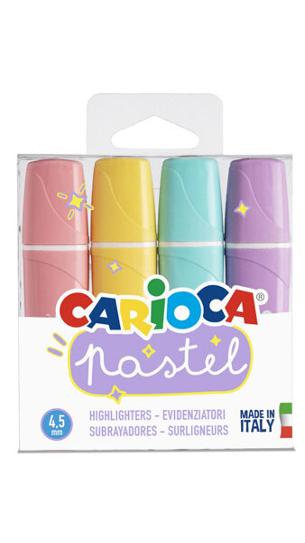 BLISTER ROTU FLUOR PASTEL SURTIDOS 4U BLISTER CARIOCA
