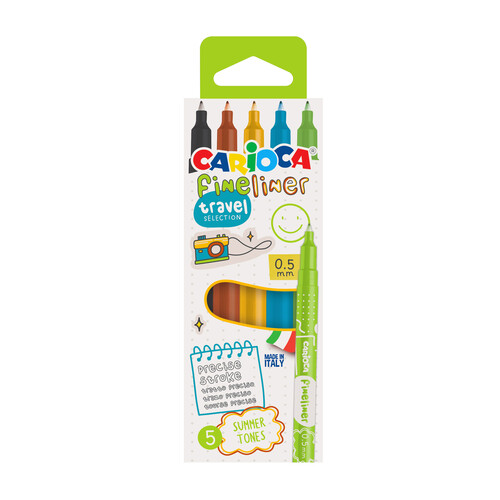 ROTU FINELINER TRAVEL COLORES VERANO 5U BLISTER