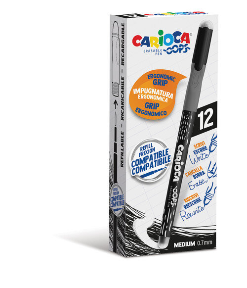 BOLI BORRABLE NEGRO CARIOCA OOPS -12U CAJA
