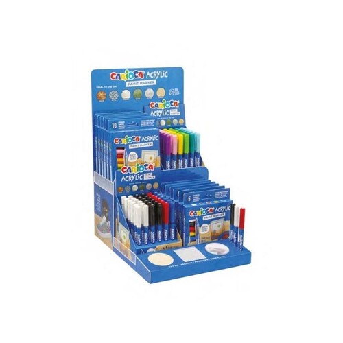 ROTU ACRILICO PUNTA PINCEL SURTIDO - 90U EXP.