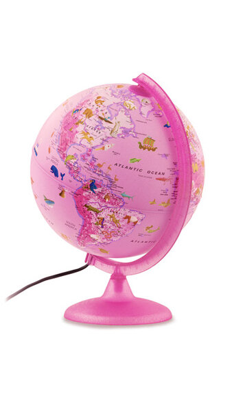 ESFERA 25 CM PINK ZOO LUMINOSA